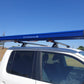SCUTE fishing rod case storage on roof rack side view