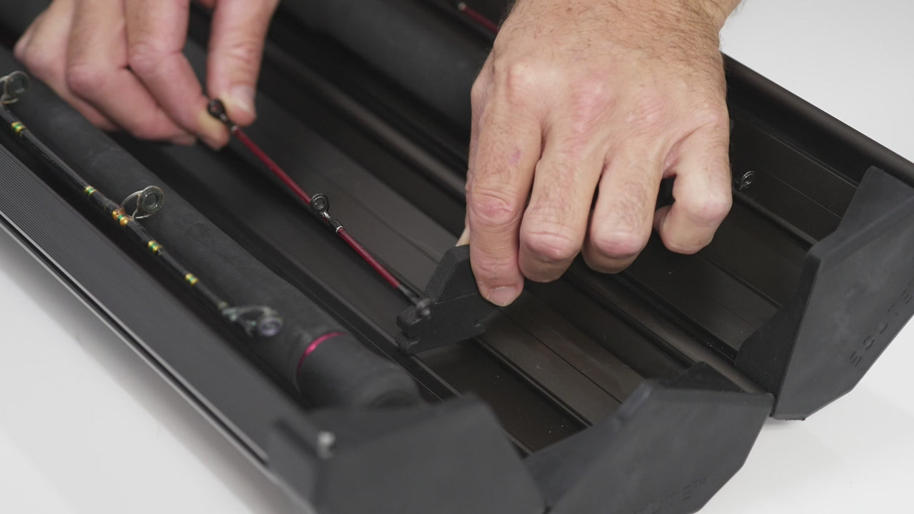 Fishing Rod Travel Case Fine Tip Support Bracket